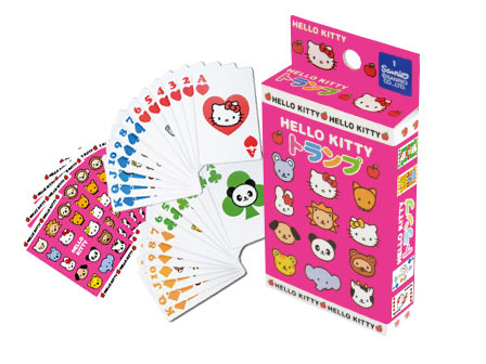 100景品 ハローキティ トランプ|【堀商店】景品・販促品・お祭り用品の