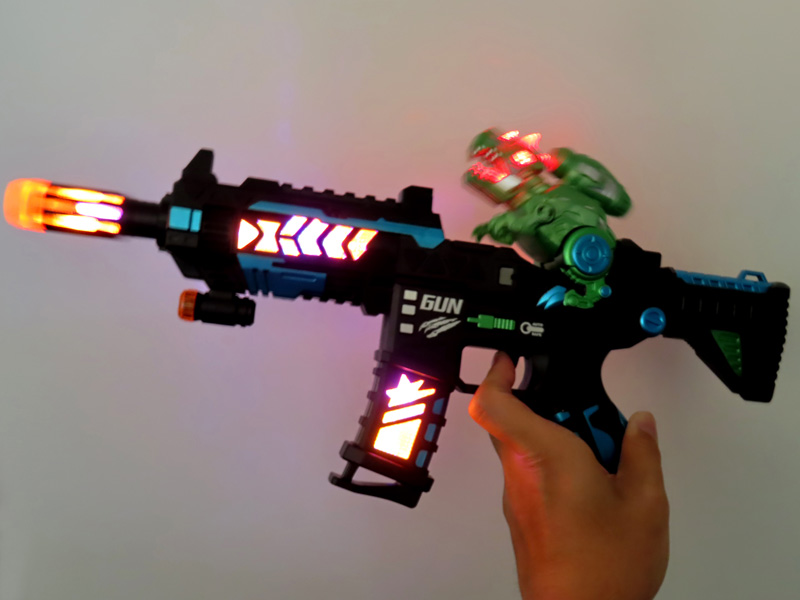 光るおもちゃ 光と音のダイノマシンガン|【堀商店】景品・販促品