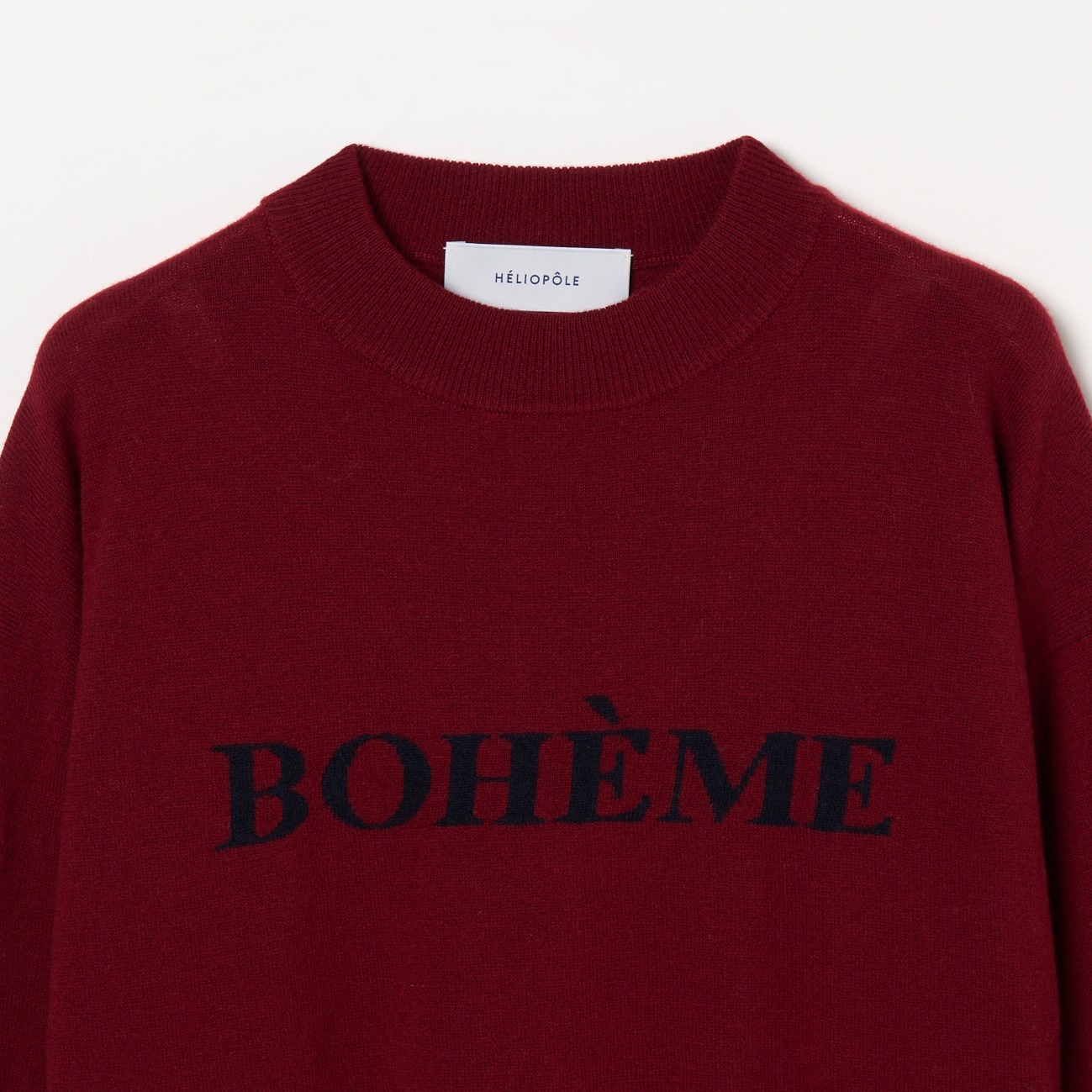 INTARSIA LOGO KNIT｜HELIOPOLE｜HÉLIOPÔLE（エリオポール）公式