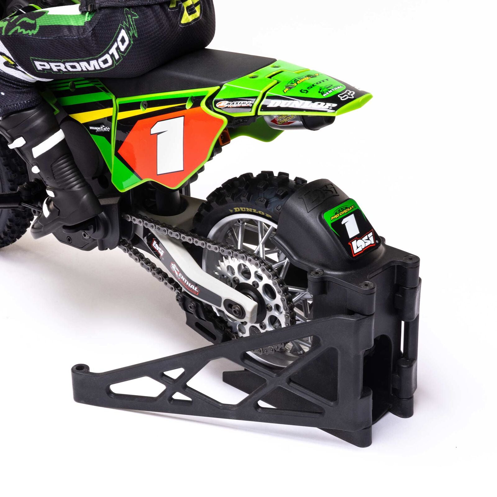 Losi 1/4 Promoto-MX Motorcycle RTR with Battery and Charger, Pro