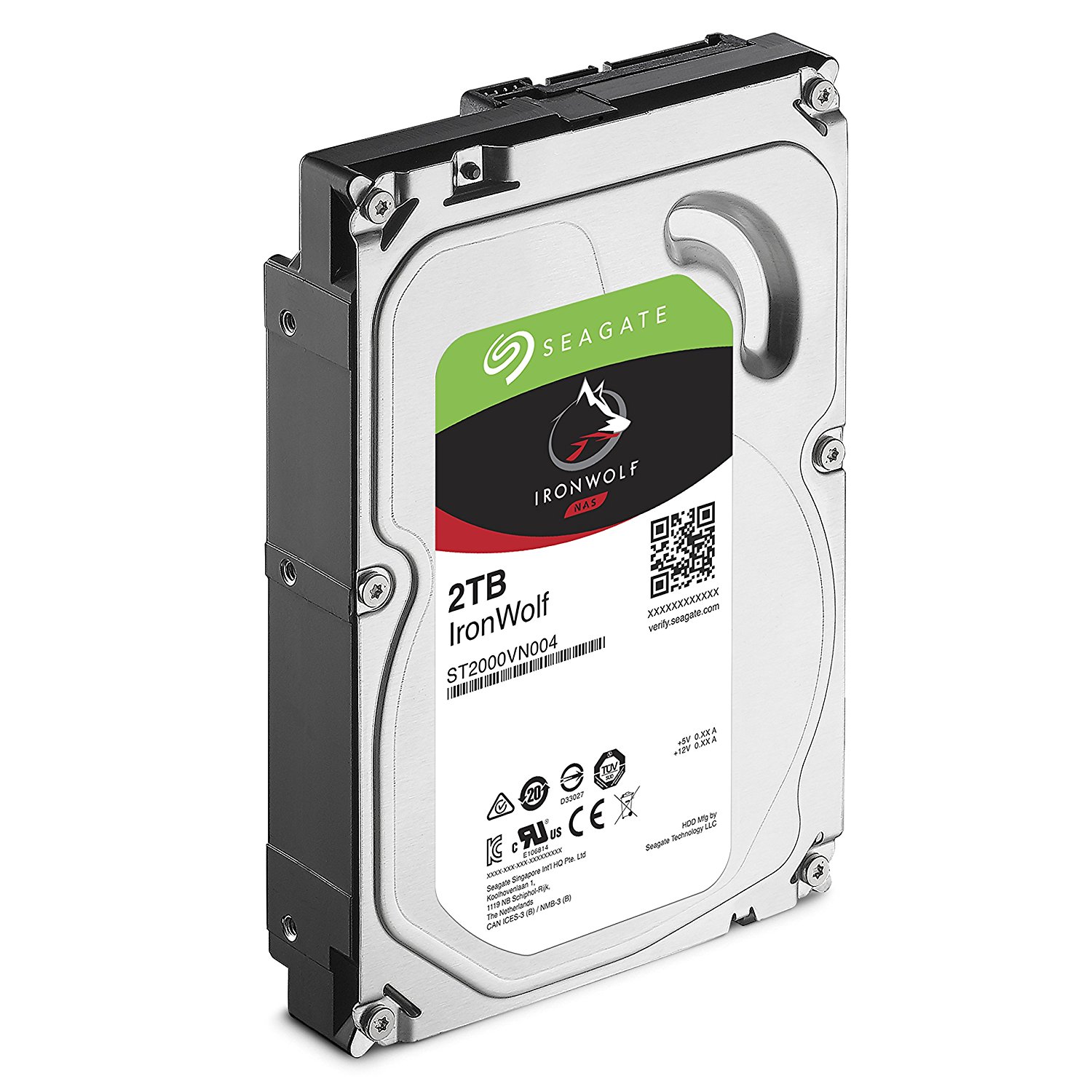 Seagate 2TB IronWolf NAS SATA 6Gb/s NCQ 64MB Cache 3.5-Inch