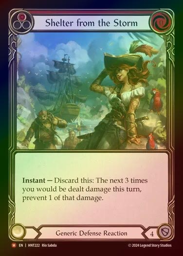 FaB 嵐からの避難 3枚セット 嵐からの避難 3枚セット FaB 嵐からの避難