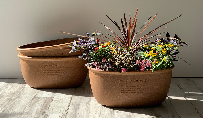 八幡化成株式会社』|Planter Oval Type エコプランターオーバル