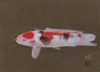 日本画 梶喜一 - 骨董品 買取り八光堂