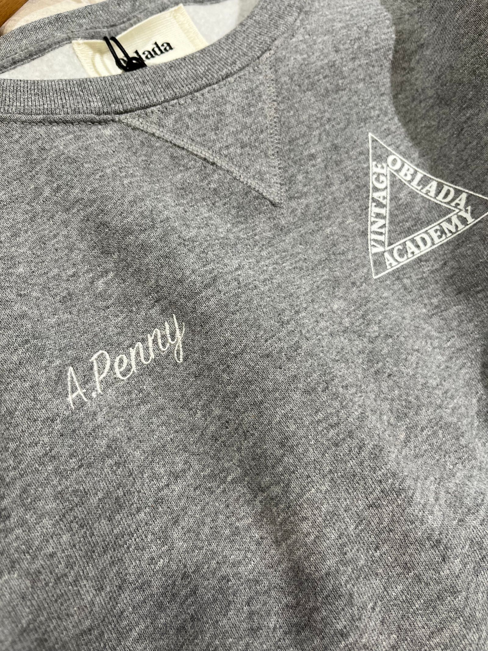 oblada - ACADEMY SWEAT oblada ロゴスウェット | HALLOW's web store