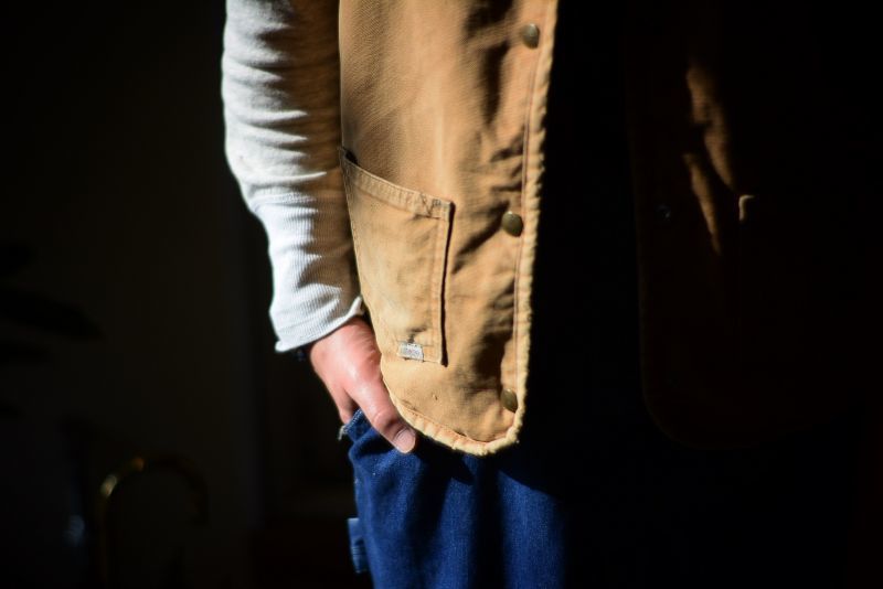 1970s Carhartt ダックボアベスト 表記LT - 古着屋HamburgCafe