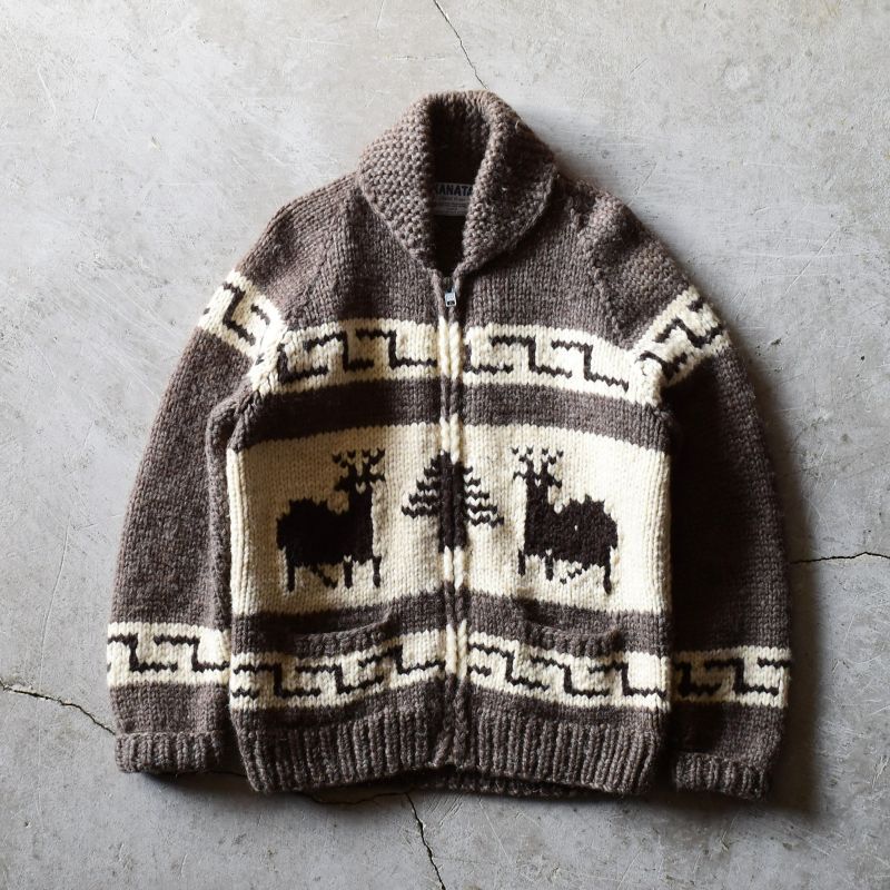 KANATA トナカイ柄カウチンセーター 
