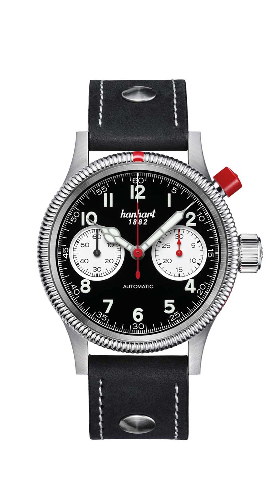 PIONEER Mk I Reverse Panda, 40 mm - Hanhart Chronographs