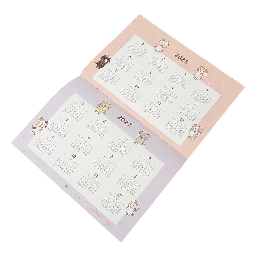 ふくふくにゃんこ 2026年壁掛けカレンダー – HAPiNS online shop
