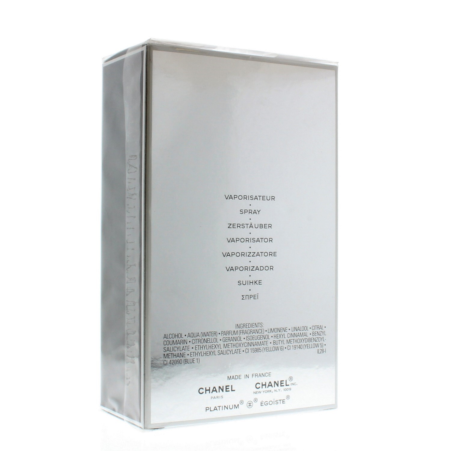 Buy Chanel Platinum Egoiste Pour Homme Edt for Men 3.4oz Online