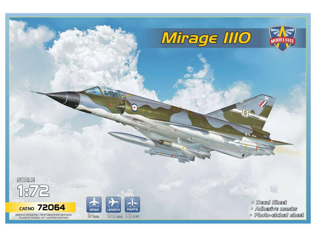 1/72 ミラージュIIIE 戦闘攻撃機 | HLJ.co.jp