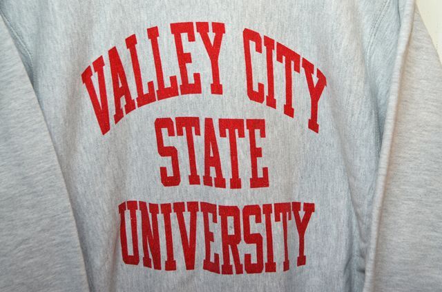 90's Champion リバースウィーブスウェット “染み込み三段プリント”SP