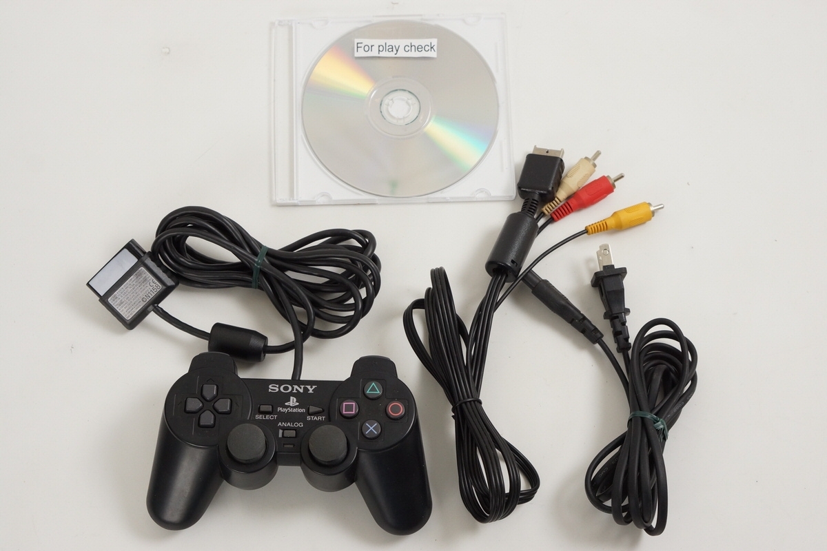 Playstation 2 Midnight Black Console Boxed SCPH-50000 Tested