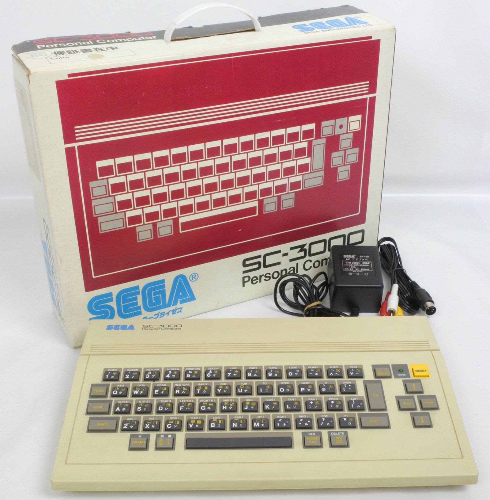 SC-3000 Personal Computer Console System SEGA Tested JAPAN