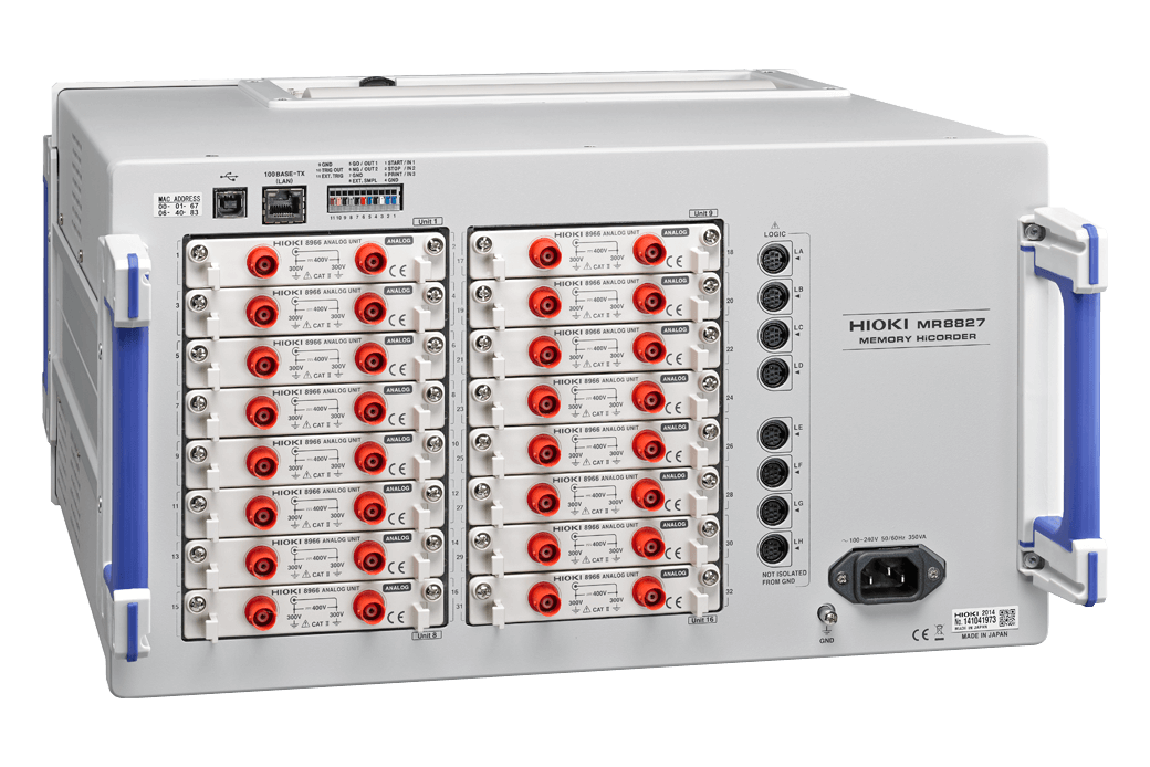 MEMORY HiCORDER MR8827 | HIOKI