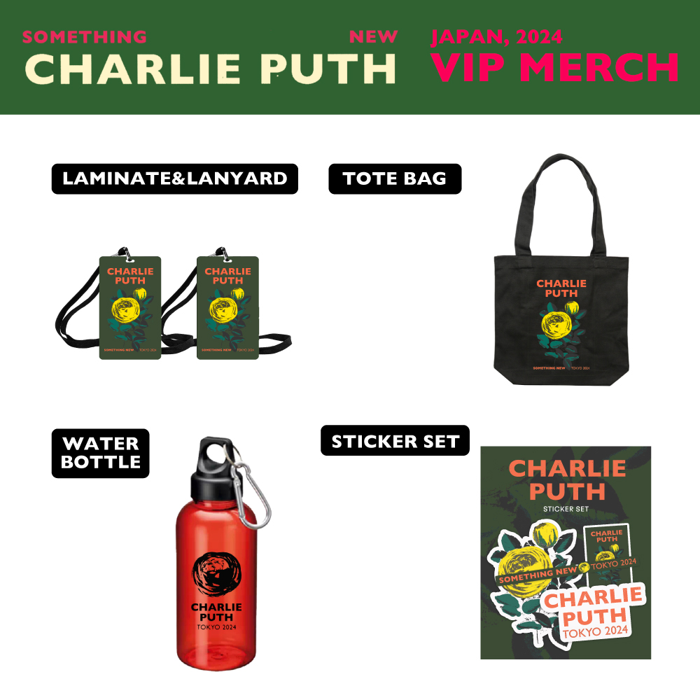 Charlie Puth Presents “Something New” 2024 来日公演特設サイト- H.I.P.