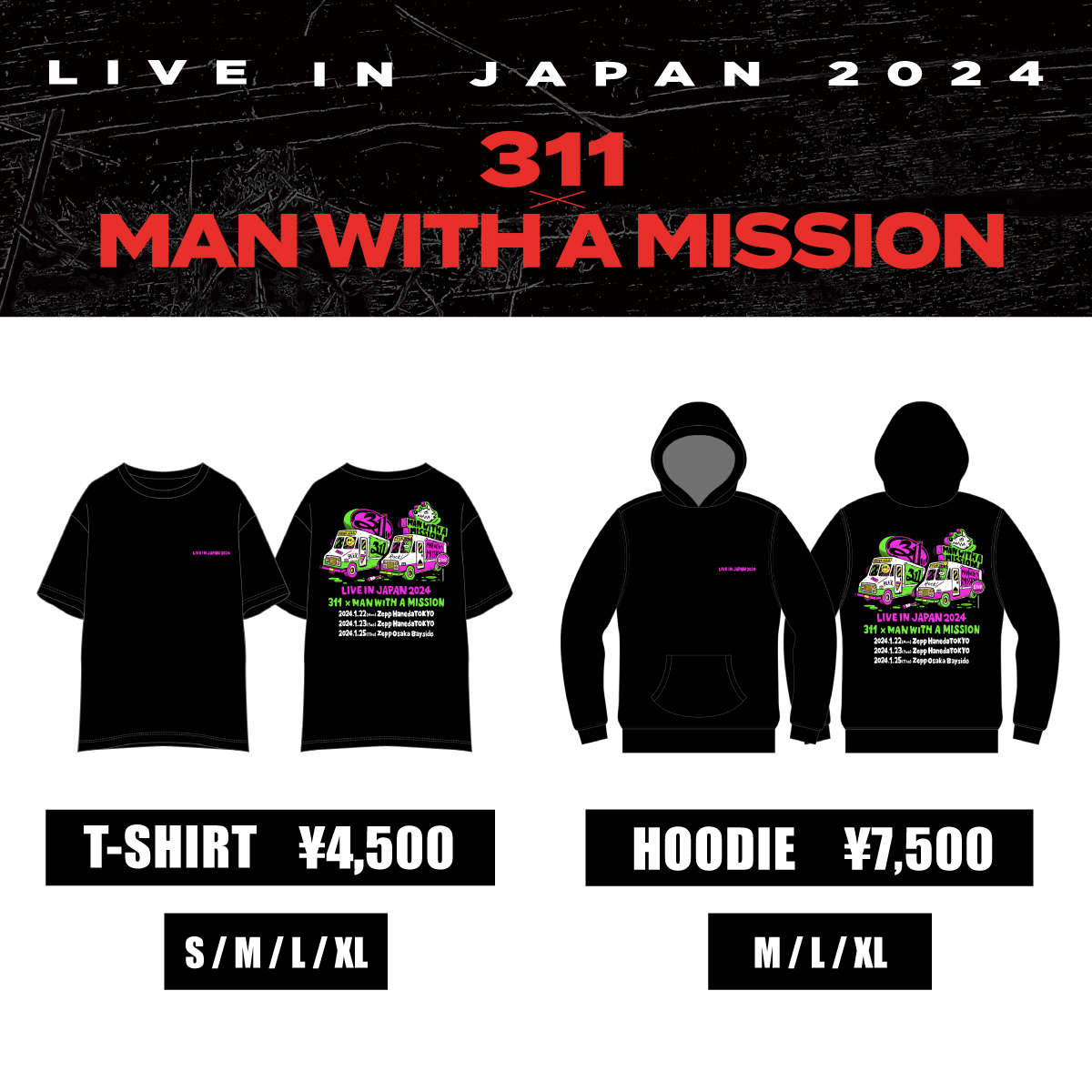 LIVE IN JAPAN 2024 311 × MAN WITH A MISSION