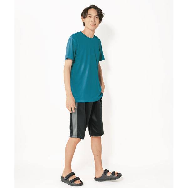 接触冷感 メンズドライメッシュTシャツ(UVカット)【M～4L】 | 激安靴の