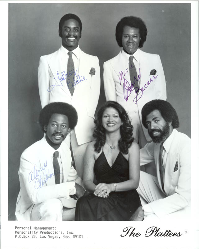 The Platters - Autographed Signed Photograph With Co-Signers