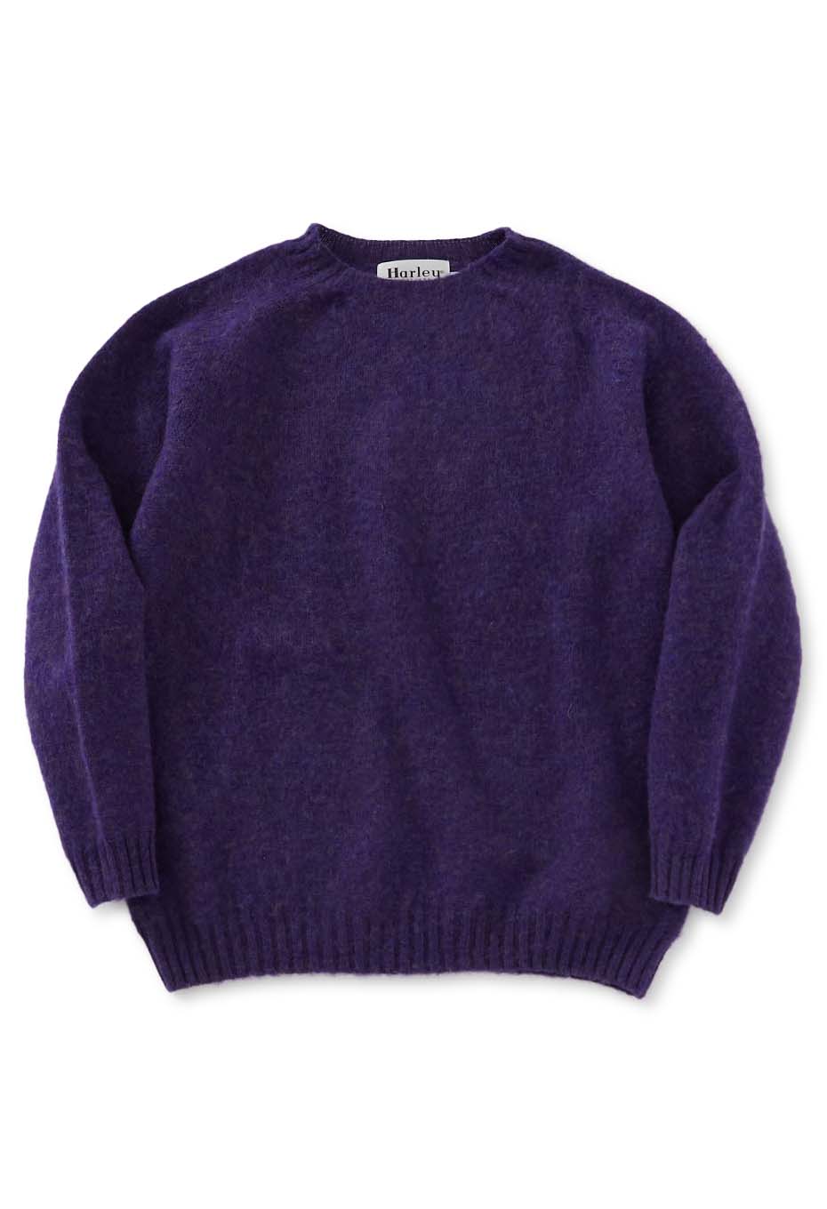 Harley シャギーブラッシュド スーパーソフト ルーズフィット クルー