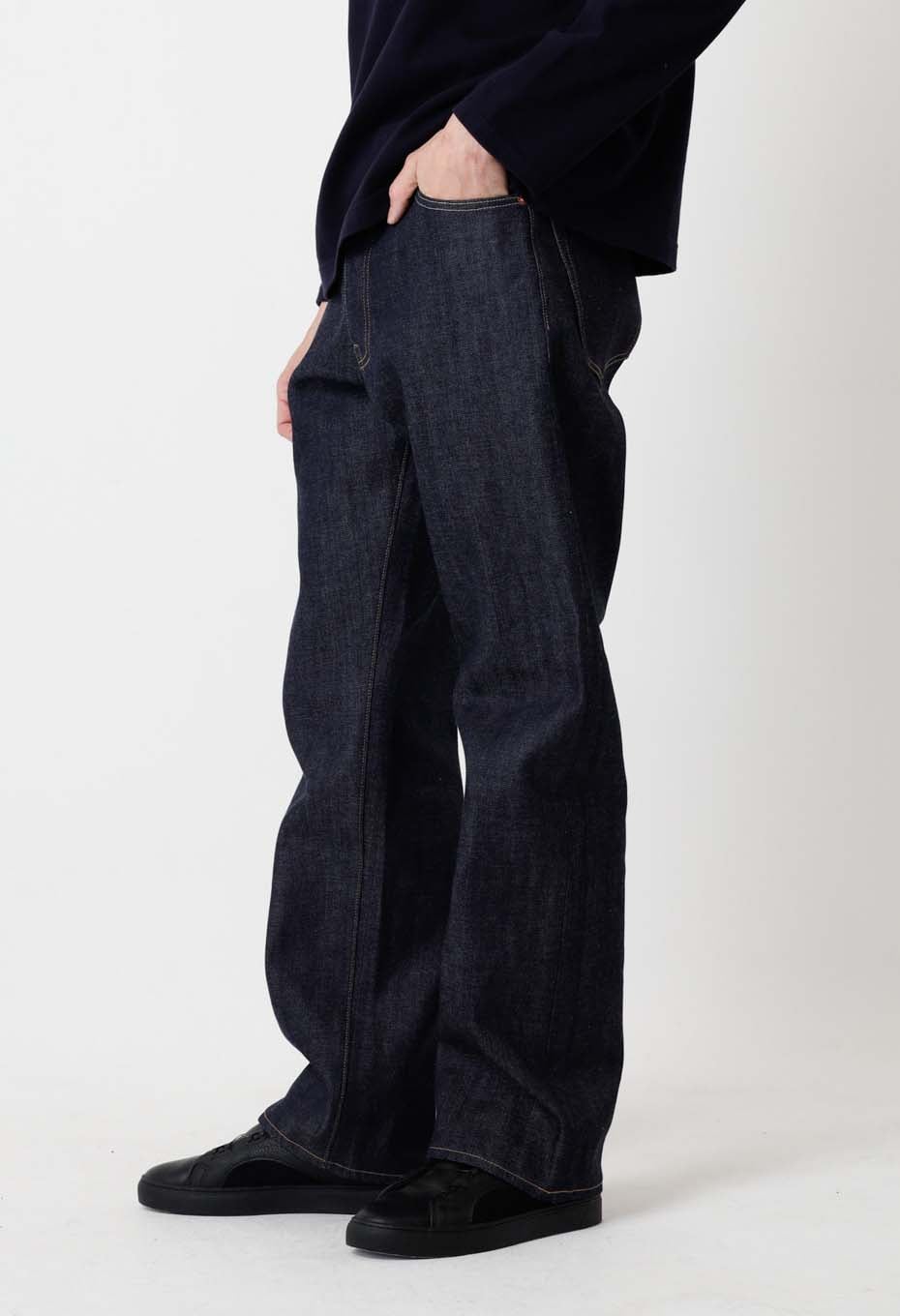 スーピマセルビッチ デニムバギージーンズ | BLUE BLUE | ハリウッド