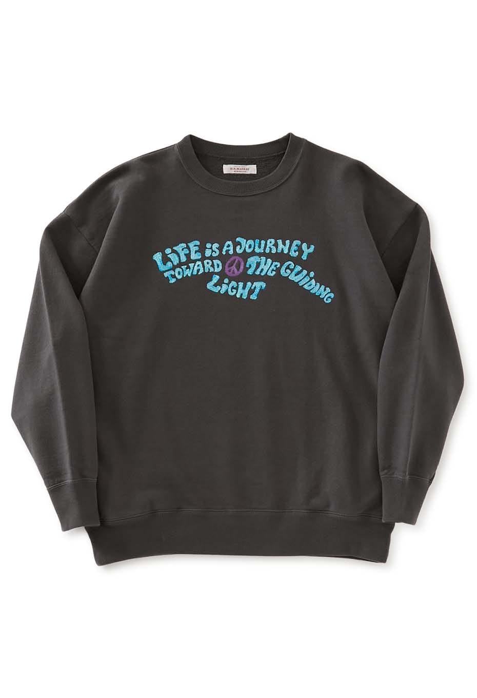 LIFE IS JOURNEY メランジ エンブロイダリープルオーバー | HOLLYWOOD