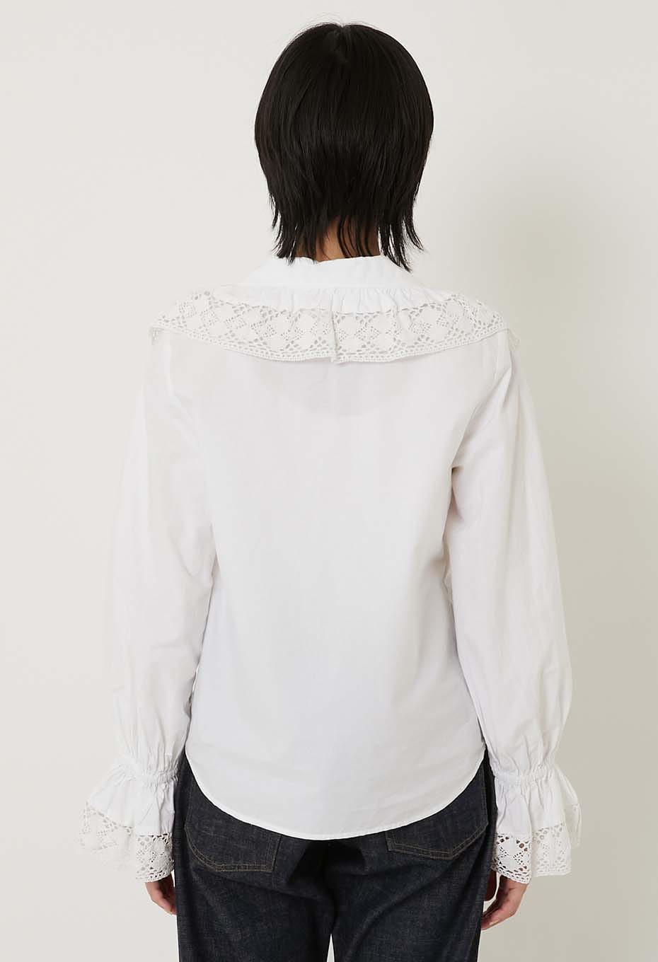 SARA MALLIKA /ボリューム レースカラー トップ | SARA MALLIKA