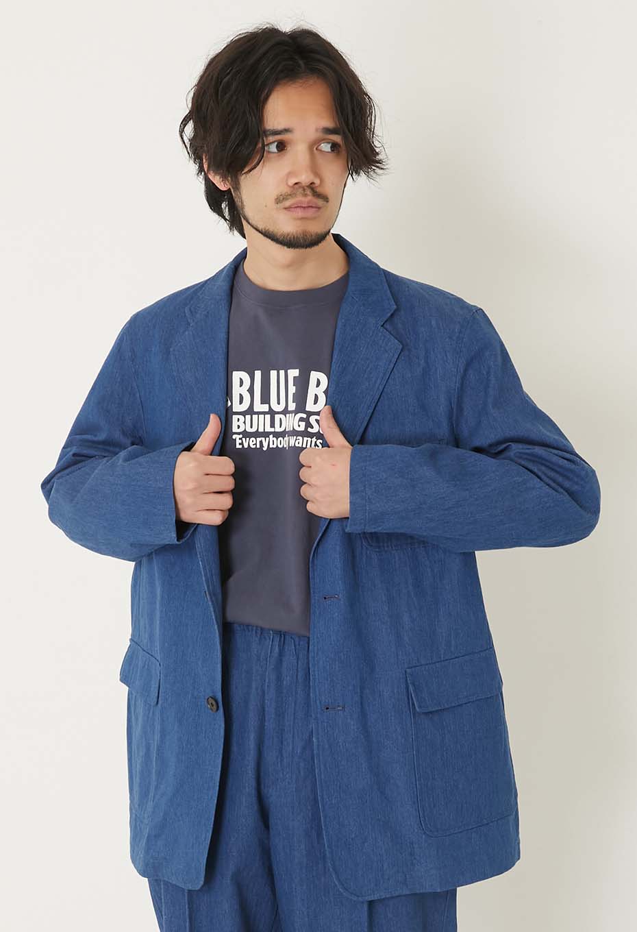 Brooks Brothers /別注 ジャカードデニム 3Bジャケット | BLUE BLUE