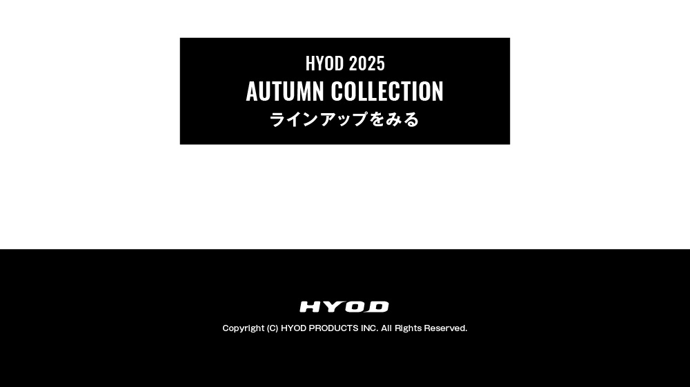 テキスタイルジャケット | ラインアップ | HYOD PRODUCTSオフィシャル