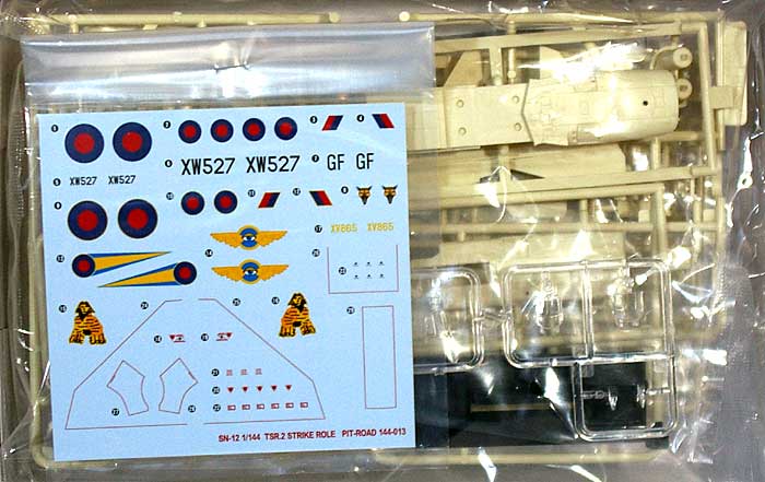 ピットロード イギリス空軍 TSR.2 攻撃機仕様 SN 航空機 プラモデル