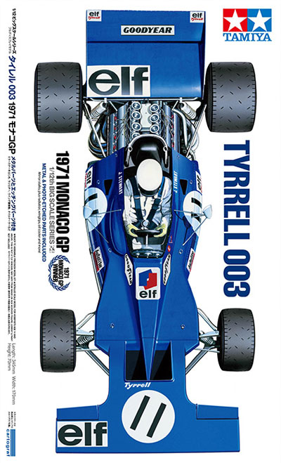タミヤ タイレル 003 1971 モナコGP 1/12 ビッグスケールシリーズ 054