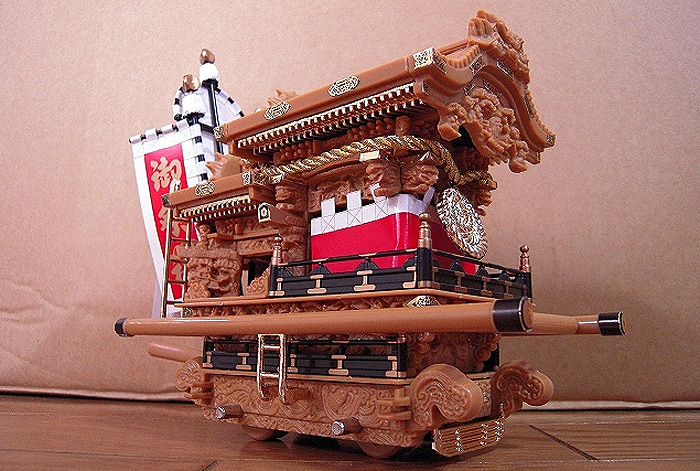 つね矢 だんじり 上地車 プラスチックモデル 泉州だんじり 35009