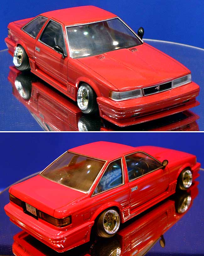 10ソアラ 1/24 完成品 制作途中仕様 ノンスリ プラモデル 10ソアラ