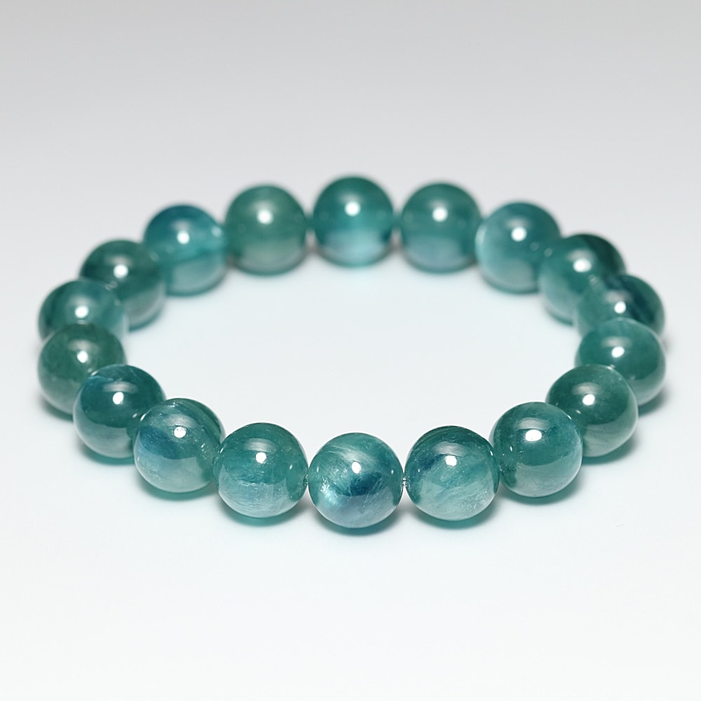 高品質++]タンザニア産クリアカイヤナイトブレスレット（約11mm玉