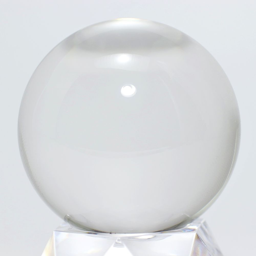 品質ランク]ブラジル産天然無垢本水晶玉/4cmUP丸玉/天然本物透明