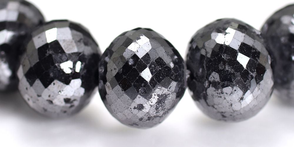 高品質++]ブラックダイヤモンドブレスレット（希少サイズ！約14.5mm