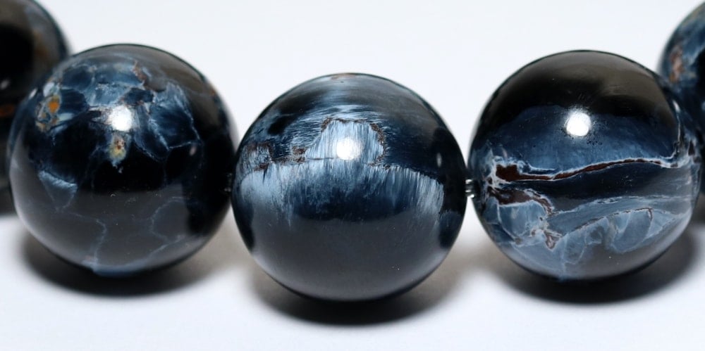 高品質++]ブルーピーターサイトブレスレット（約15mm玉） - 埼玉県吉川