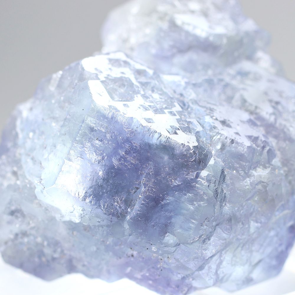 中国/福建省産ライトブルーフローライト結晶原石（天然蛍石/68.0g