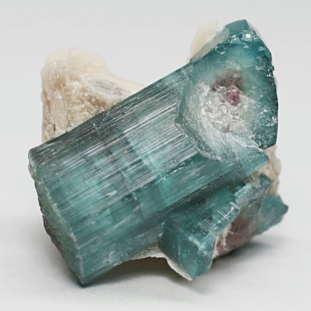 希少]インディゴブルートルマリン結晶原石（インディゴライト） - 埼玉