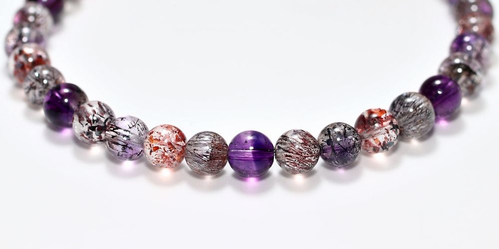 高品質++]ミックススーパーセブンブレスレット（約5.5mm玉） - 埼玉県