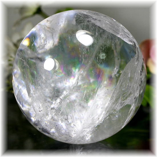 ブラジル産]天然水晶玉/丸玉/スフィア - 埼玉県吉川市の天然石専門店