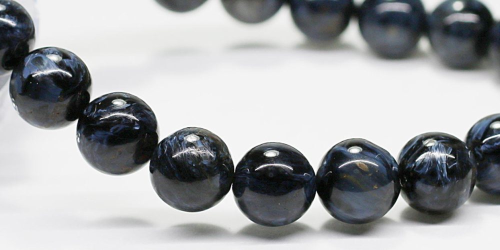高品質]ブルーピーターサイトブレスレット（約9mm玉） - 埼玉県吉川市