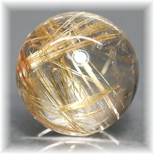 高品質]ゴールドルチルクォーツ丸玉/スフィア - 埼玉県吉川市の天然石