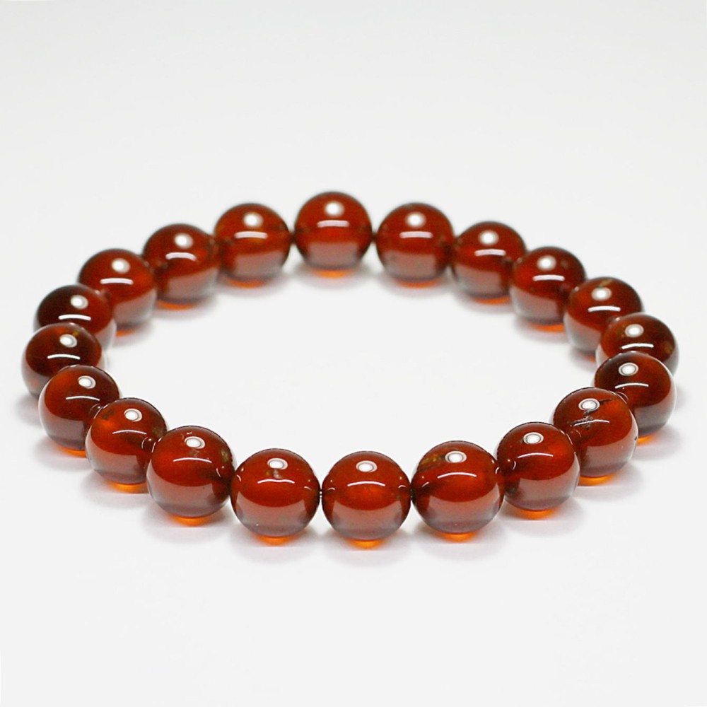 特別価格/3A]オレンジガーネットブレスレット/ヘソナイト（約9.5mm玉