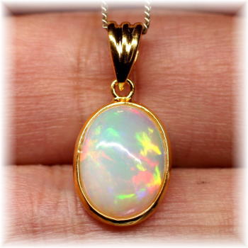 エチオピアオパールペンダントトップ（シルバー925） - 埼玉県吉川市の