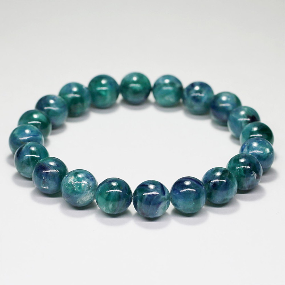高品質]カイヤナイトインフックサイトブレスレット（約10.5mm玉
