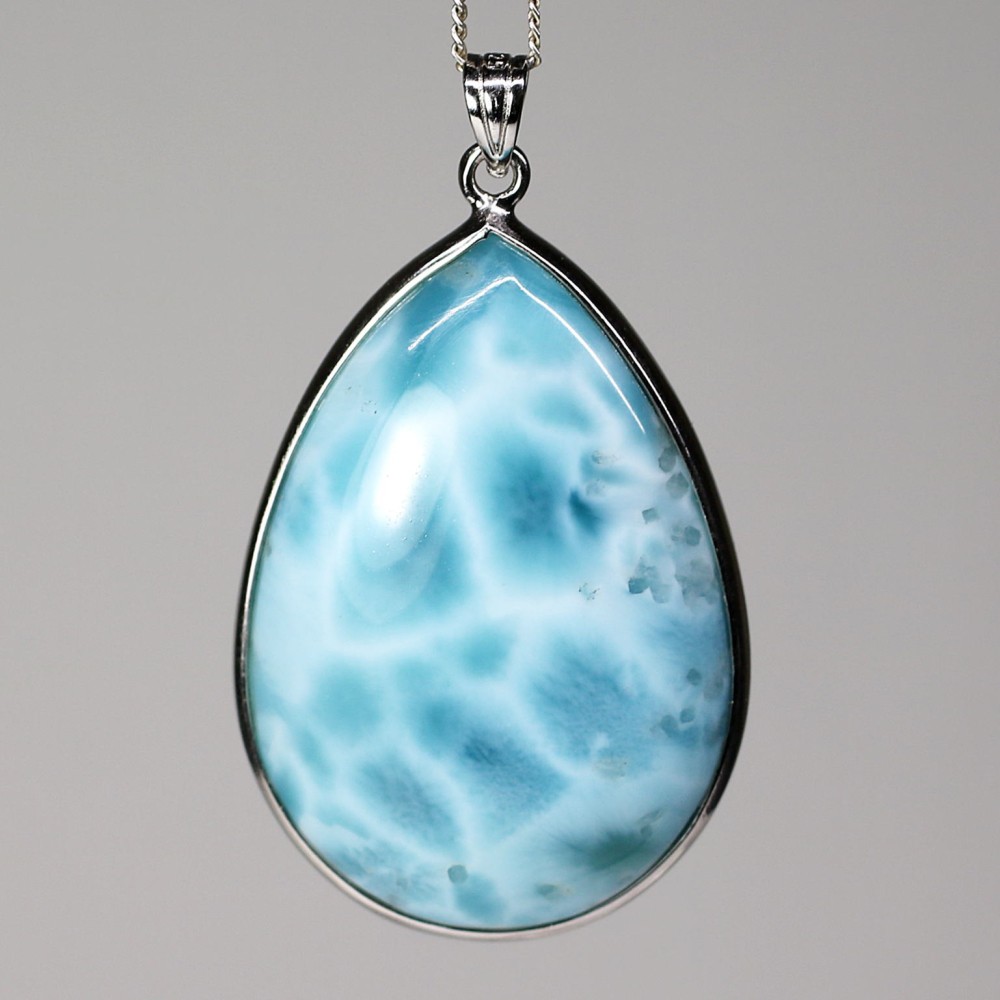 特別価格/高品質]ラリマーペンダントトップ（シルバー925） - 埼玉県