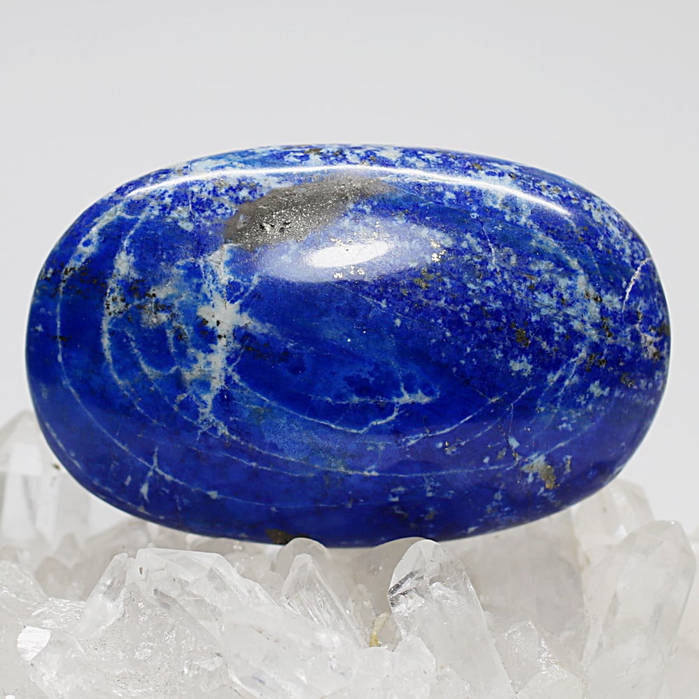 高品質]アフガニスタン産ラピスラズリ磨き原石/タンブルフォーム（置物