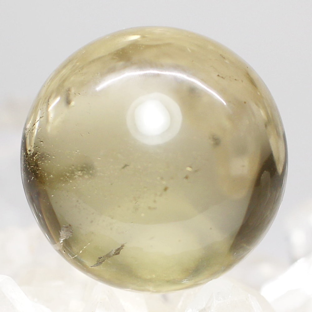 希少]マダガスカル産天然シトリン丸玉/スフィア（直径29-29.2mm/非加熱