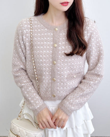 フェザーツイードニットカーディガン｜INGNI(イング) 公式通販｜INGNI